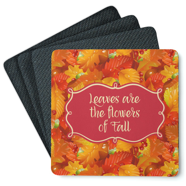 Fall Leaves Coaster Rubber Back - Main