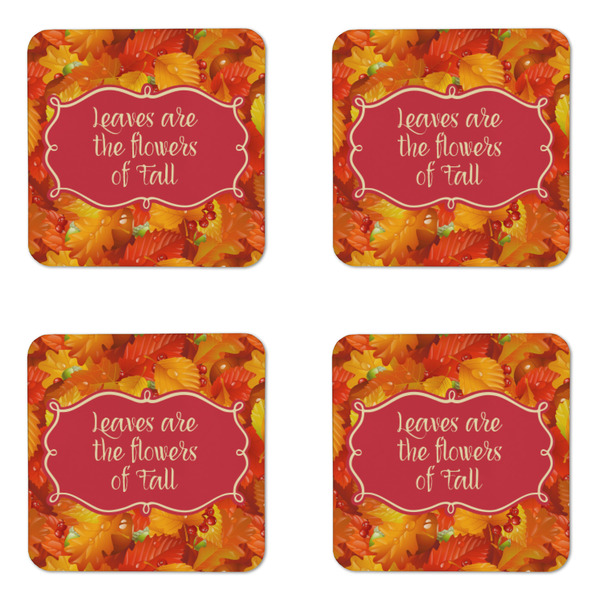 Fall Leaves Coaster Set - APPROVAL