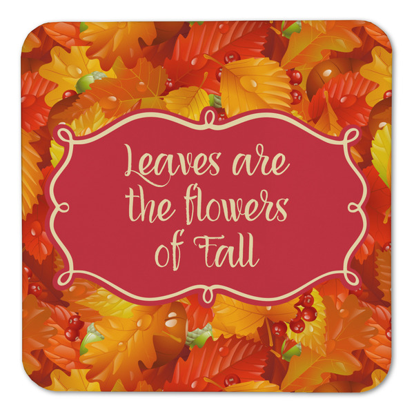 Fall Leaves Coaster Set - FRONT (one)
