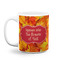 Fall Leaves Coffee Mug - 11 oz - White
