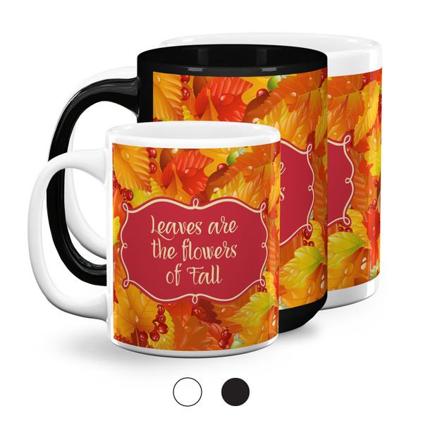 Fall Leaves Coffee Mugs Main