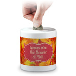 Fall Leaves Coin Bank