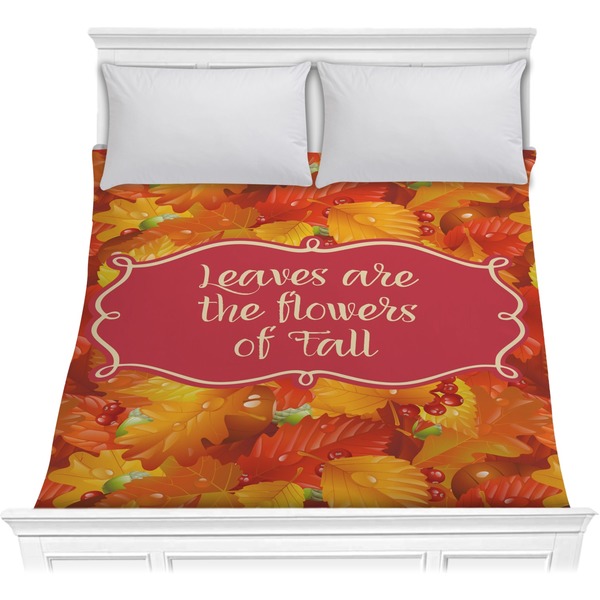 Custom Fall Leaves Comforter - Full / Queen