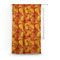 Fall Leaves Custom Curtain With Window and Rod