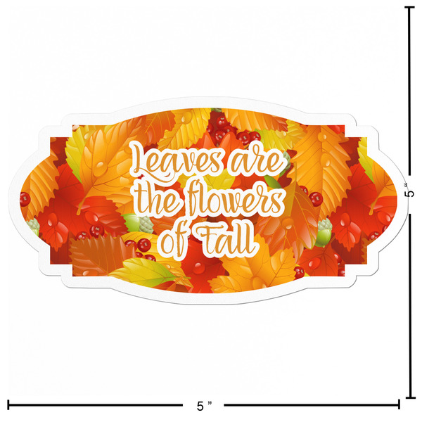 Fall Leaves Custom Shape Iron On Patches - L - APPROVAL