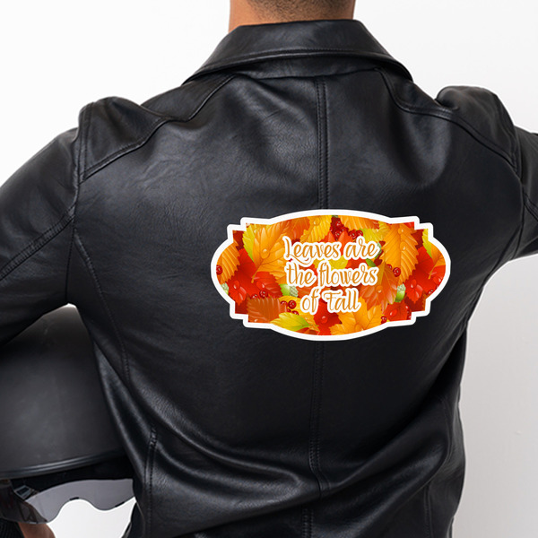 Fall Leaves Custom Shape Iron On Patches - XXXL - APPROVAL