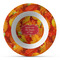 Fall Leaves Plastic Bowl - Microwave Safe - Composite Polymer