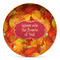 Fall Leaves DecoPlate Oven and Microwave Safe Plate - Main