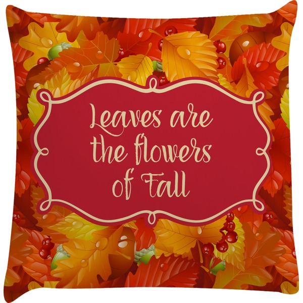 Custom Fall Leaves Decorative Pillow Case