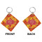 Fall Leaves Diamond Keychain (Front + Back)