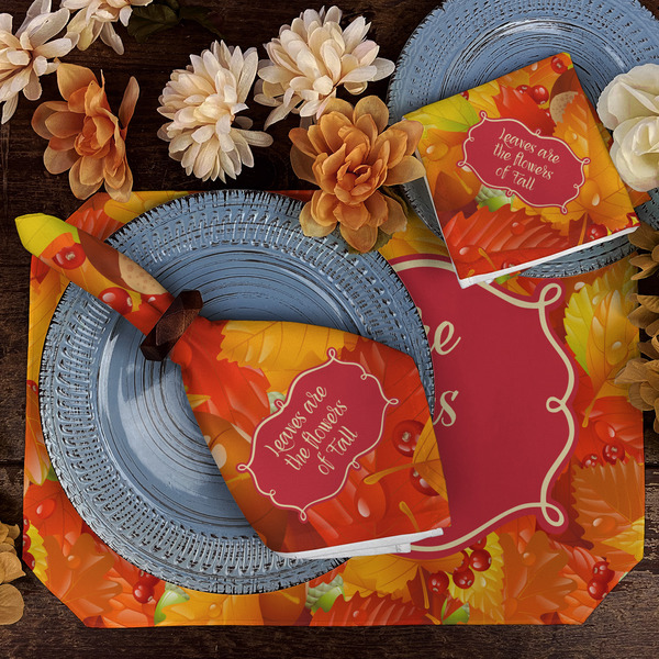 Fall Leaves Dining Set