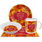 Fall Leaves Dinner Set - 4 Pc (Personalized)