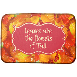Fall Leaves Dish Drying Mat