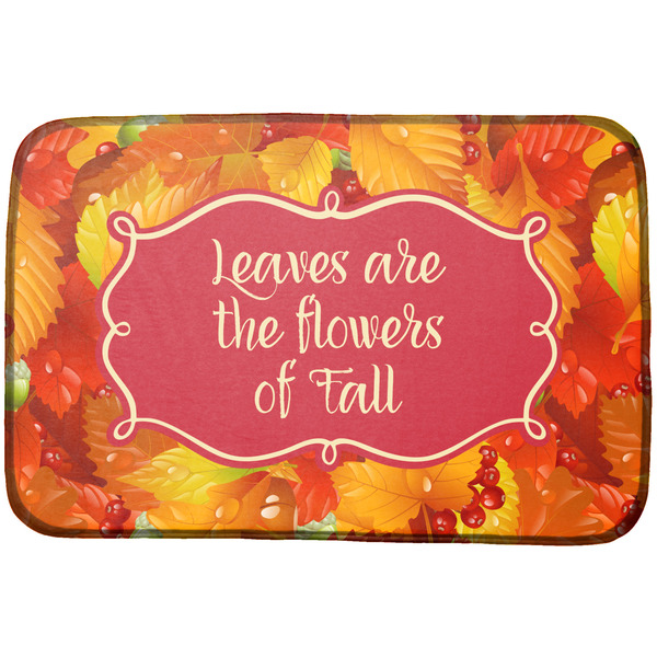 Custom Fall Leaves Dish Drying Mat
