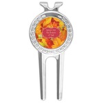 Fall Leaves Golf Divot Tool & Ball Marker