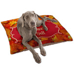 Fall Leaves Dog Bed - Large