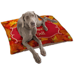 Fall Leaves Dog Bed - Large