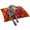 Fall Leaves Dog Bed - Large LIFESTYLE