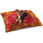 Fall Leaves Dog Bed - Small
