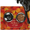 Fall Leaves Dog Food Mat - Large LIFESTYLE