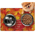 Fall Leaves Dog Food Mat - Small