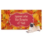 Fall Leaves Dog Towel