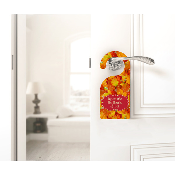 Fall Leaves Door Hanger - LIFESTYLE