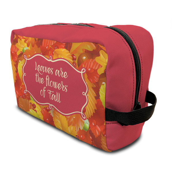 Custom Fall Leaves Toiletry Bag / Dopp Kit