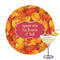 Fall Leaves Drink Topper - Large - Single with Drink