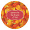 Fall Leaves Drink Topper - Large - Single