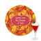 Fall Leaves Drink Topper - Medium - Single with Drink
