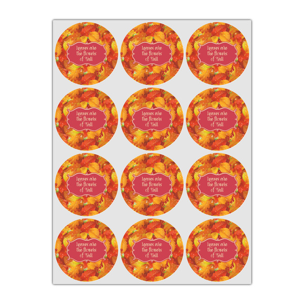 Fall Leaves Drink Topper - Small - Set of 12