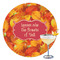 Fall Leaves Drink Topper - XLarge - Single with Drink