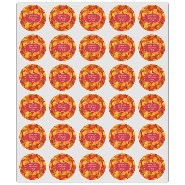 Fall Leaves Drink Topper - XSmall - Set of 30