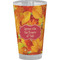 Fall Leaves Pint Glass - Full Color - Front View