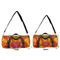 Fall Leaves Duffle Bag Small and Large