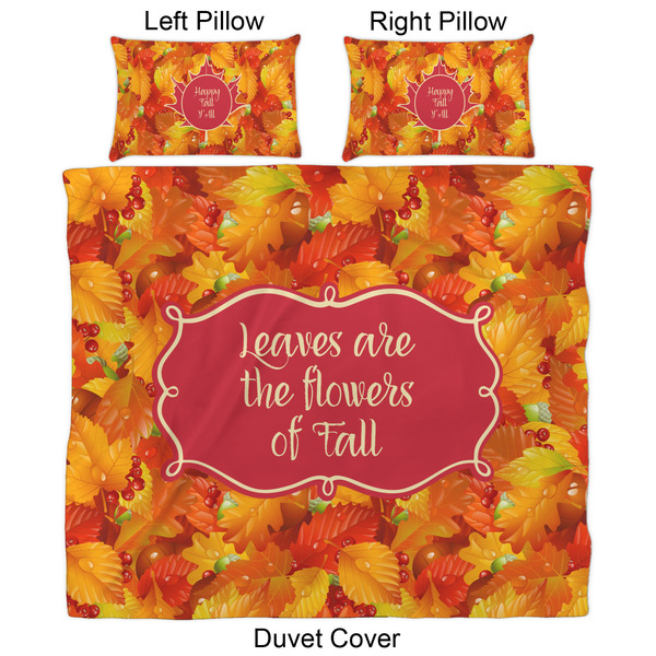 Fall Leaves Duvet Cover Set - King - Approval