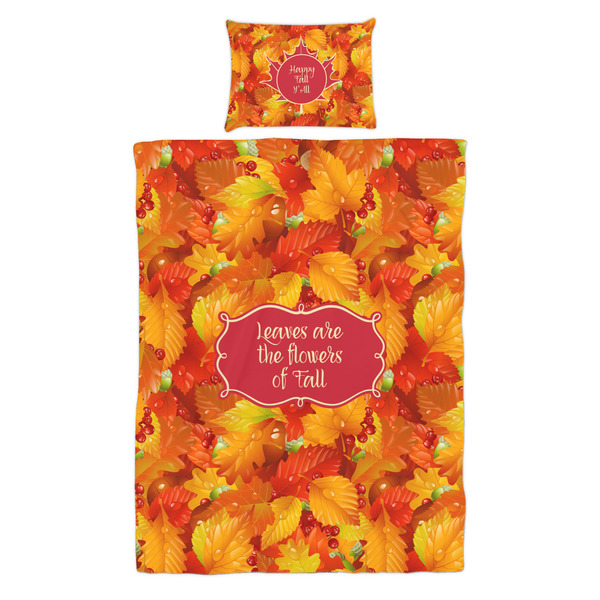 Fall Leaves Duvet Cover Set - Twin - Alt Approval