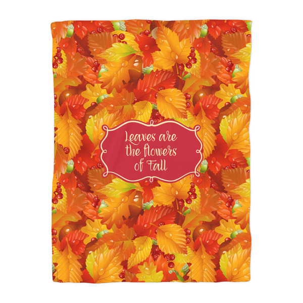 Fall Leaves Duvet Cover - Twin - Front