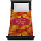 Fall Leaves Duvet Cover - Twin - On Bed - No Prop