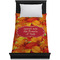 Fall Leaves Duvet Cover - Twin XL - On Bed - No Prop