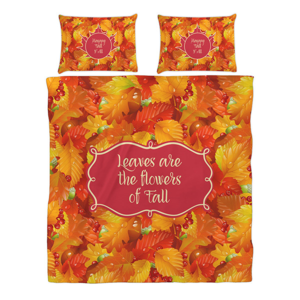 Fall Leaves Duvet cover Set - Queen - Alt Approval