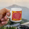 Fall Leaves Espresso Cup - 3oz LIFESTYLE (new hand)