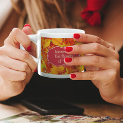 Fall Leaves Double Shot Espresso Cup - Single
