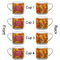 Fall Leaves Espresso Cup - 6oz (Double Shot Set of 4) APPROVAL