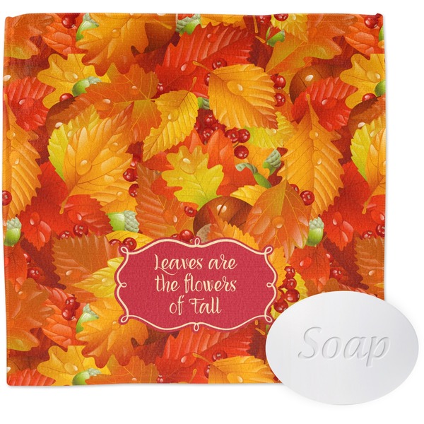 Fall Leaves Wash Cloth with soap