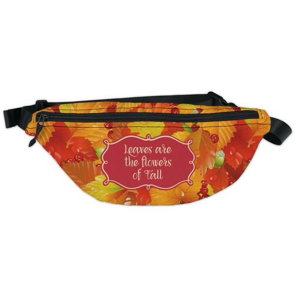 Custom Fall Leaves Fanny Pack - Classic Style