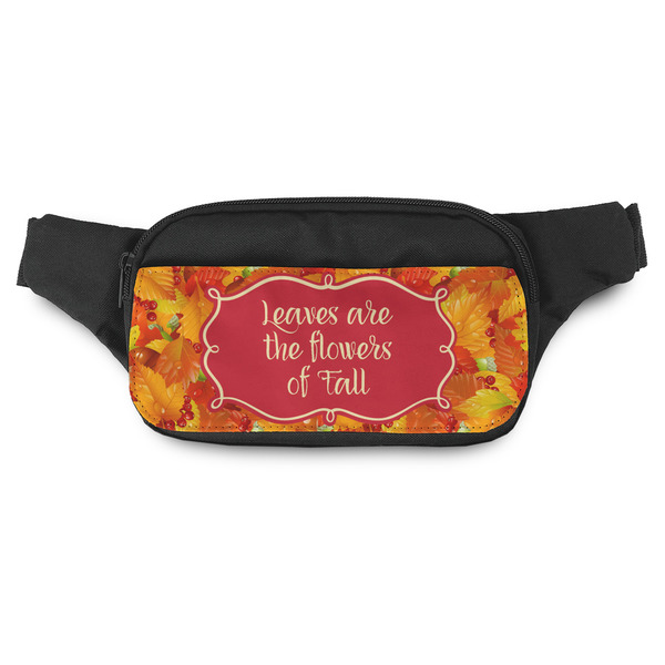 Custom Fall Leaves Fanny Pack - Modern Style