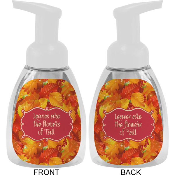 Fall Leaves Foam Soap Bottle Approval - White