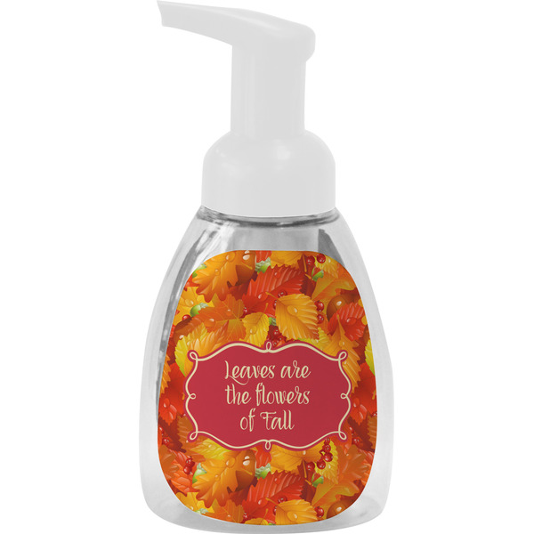Custom Fall Leaves Foam Soap Bottle
